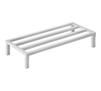 VEVOR Estante de Estiba de Aluminio 121,9x50,8x20,3 cm Estante de Almacenamiento Comercial Carga de 817,2 kg Totalmente Soldada para Almacenamiento de Alimentos en Suelo, en Restaurantes, Garajes