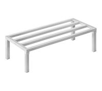 VEVOR Estante de Estiba de Aluminio 121,9x50,8x30,5 cm Estante de Almacenamiento Comercial Carga de 817,2 kg Totalmente Soldada para Almacenamiento de Alimentos en Suelo, en Restaurantes, Garajes