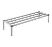 VEVOR Estante de Estiba de Aluminio 152,4x50,8x30,5 cm Estante de Almacenamiento Comercial Carga de 454 kg Fácil Montaje para Almacenamiento de Alimentos en Suelo, en Restaurantes, Cocinas, Garajes