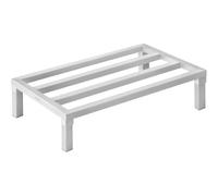 VEVOR Estante de Estiba de Aluminio 91,4x50,8x20,3 cm Estante de Almacenamiento Comercial Carga de 817,2 kg Totalmente Soldada para Almacenamiento de Alimentos en Suelo, en Restaurantes, Garajes
