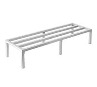 VEVOR Estante de Estiba de Aluminio 152,4x50,8x30,5 cm Estante de Almacenamiento Comercial Carga de 817,2 kg Totalmente Soldada para Almacenamiento de Alimentos en Suelo, en Restaurantes, Garajes