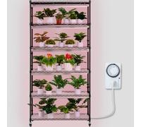 VEVOR Estante para Cultivo de Plantas 6 Niveles con Luces de Cultivo 150W 90cm