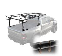 VEVOR Estante para Escalera de Camión Capacidad de Carga de 454 kg Instalación sin Taladro Perforación para Cargas Largas Pesadas Ancho Ajustable de 110-160 cm para Kayak, Escalera, Tabla de Surf