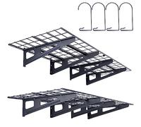 VEVOR Estantes Flotantes de Pared para Garaje, 122 x 61 cm, Juego de 2 Piezas, Gran Superficie Útil, Carga de 227 kg por Estante Colgante de Metal para Herramientas, para Tiendas, Garajes, Almacenes