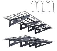 VEVOR Estantes Flotantes de Pared para Garaje, 183 x 61 cm, Juego de 2 Piezas, Gran Superficie Útil, Carga de 227 kg por Estante Colgante de Metal para Herramientas, para Tiendas, Garajes, Almacenes