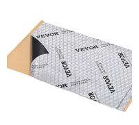 VEVOR Estera de Aislamiento Acústico 2 mm Insonorización de Automóviles 3,3m² Caucho de Butilo Material de Insonorización 248,9x398,8 mm Estera de Aislamiento Térmico Estructura de 3 Capas para Coches