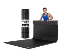 VEVOR Esterilla de Artes Marciales a Entrenamiento en Casa, Impermeable, Enrollable, para Gimnasia, Tatami, Jiu-Jitsu, MMA, Judo, Boxeo, Yoga, Color Negro, 3 x 1,5 x 0,03 m, XPE + PVC Duradero