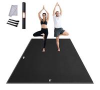 VEVOR Esterilla de Yoga Antideslizante de Alta Densidad para Hombres y Mujeres Estera de Fitness y Ejercicio con Bolsa y Correa de Transporte para Yoga en Casa, Pilates y Entrenamiento, 2750x1830 mm