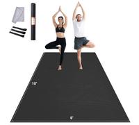 VEVOR Esterilla de Yoga Antideslizante de Alta Densidad para Hombres y Mujeres Estera de Fitness y Ejercicio con Bolsa y Correa de Transporte para Yoga en Casa, Pilates y Entrenamiento, 3050x1830 mm