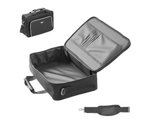 VEVOR Estuche de Transporte PS5, Bolsa de Viaje 415 x 115 x 315 mm para PlayStation 5 y PS5 Slim de Nailon Impermeable con Forro Interior Suave, Divisores Acolchados y Asa de Transporte, Negro