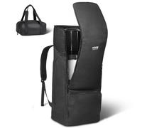 VEVOR Estuche para Telescopio de 760 x 330 x 260 mm, Bolsa para Guardar Telescopios con Correa de Seguridad, Bolsillos y Cómodas Correas Bolsillo para el Hombro para Tubo Óptico y Trípode, Negro