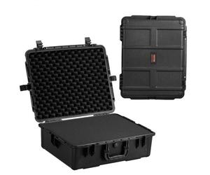 VEVOR Estuche rígido resistente a la intemperie, estuche protector resistente con espuma precortada y asas retráctiles para viajes, caza, uso militar, táctico, estuche impermeable IP67 para cámaras (5