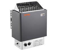 VEVOR Calentador de Sauna Eléctrico Portátil 8kW 400V 3N con Temporizador de 3h Controlador Incorporado 110°C Máx. para Sauna de 8-12m³ Ducha de Spa de Hotel Uso Comercial, Piedras No Incluidas