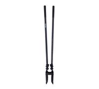 VEVOR Excavadora de Agujeros Manual para Postes Resistente con Mango de Fibra de Vidrio de 1460 mm, Marcas de Escala y Hoja de Metal, Herramienta para Excavar Agujeros para Jardinería y Exteriores