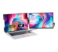 VEVOR Extensor de Pantalla para Computadora Portátil HD 1080P IPS de 355 mm para Computadora de 330-431mm Monitor Giratorio USB-C/USB-A/Puerto Mini HDMI Compatible con Mac/Wins/Android/Switch/PS5