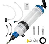 VEVOR Extractor de Aceite 1500 ml Extractor de Líquido con 6 Adaptadores Bomba Extractora Líquidos 570 × 110 × 110 mm para Sustitución de Aceite en ATV, Barcos, Equipos Agrícolas, Vehículos de Motores