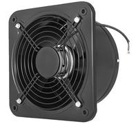 VEVOR Extractor de Aire 250mm 74,5W Extractor de Baño de Metal Completo, 2.580 RPM Extracción de Aire, Volumen de Aire 1680 m³ / h, Ventilador de Escape Ruido 60dBA para Cocina Baño