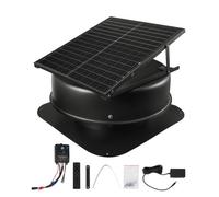 VEVOR Ventilador de Techo para Ático de 50 W con Termostato, Control Remoto, Flujo de Aire de 3000 CFM, Sensor de Humo Incorporado con Parada Automática para Enfriamiento y Deshumidificación
