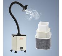 VEVOR Extractor de Humos de Soldadura 150W Filtro 3 Capas Flujo de Aire 332 m³/h