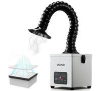 VEVOR Extractor de Humos de Soldadura 43 W, Sistema de Filtración de 3 Etapas, Flujo de Aire de 180 m³/h, Absorbedor de Humos de Soldadura con Motor sin Escobillas, Manguera Flexible de 360°