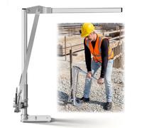 VEVOR Extractor de Postes en T, Ancho de Sujeción Máximo 90 mm, Extractor de Postes de Valla, con Mordaza, Palanca, Herramienta de Removedor para Estacas de Madera Acero Corrugado Señales de Tráfico