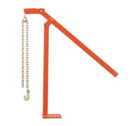 VEVOR Extractor de Postes en T de 812,8 mm, con Cadena de Elevación de 1092,2 mm, Acero Inoxidable, para Extraer Postes en T de Cercas Redondas, y Tocones de Árboles, Carga de 300 kg, Naranja