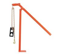 VEVOR Extractor de Postes en T de 914,4 mm, Carga de 500 kg, con Placa de Tracción y Cadena de Elevación, para Extraer Postes en T de Vallas Redondas, los de Señalización y Tocones de Árboles