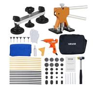 VEVOR Extractores de Abolladuras sin Pintura, con Elevador Dorado, Extractor de Puente, Martillo de Goma, Pistola de Pegamento y Herramienta a Eliminar Daños por Granizo en la Carrocería, 60 uds