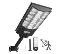 VEVOR Farola Solar para Exteriores de 12000 W, 900 000 LM, Luz de Estacionamiento, Iluminación de Seguridad LED con Sensor de Movimiento, IP65, Impermeable, para Entrada de Vehículos y Patio