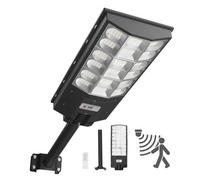 VEVOR Farola Solar para Exteriores de 12000 W, 900 000 LM, Luz de Estacionamiento, Iluminación de Seguridad LED con Sensor de Movimiento, IP65, Impermeable, para Entrada de Vehículos y Patio