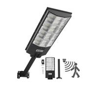 VEVOR Farola Solar para Exteriores de 8000 W y 450 000 LM, de Anochecer a Amanecer, Reflector LED de Seguridad con Sensor de Movimiento, Impermeable IP65, para Entrada de Vehículos, 1 Unidad