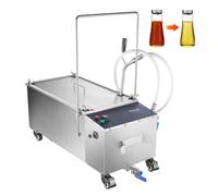 VEVOR Filtro de aceite para freidora de cocina comercial, acero inoxidable 55 L