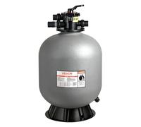 VEVOR Filtro de Arena de 609,6 mm y 246,1 LPM, para Piscinas Elevadas Enterradas, PE, con Válvula Multipuerto de 7 Vías, Retrolavado, Enjuague, Recirculación, Desagüe, Invierno y Modos Cerrados