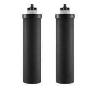 VEVOR Filtros de Agua de Repuesto 2 Piezas Purificador de Agua Compatible con la Mayoría de las Marcas Filtro de Carbón Activado para Sistema de Filtración de Agua por Gravedad Fácil de Reemplazar