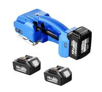 VEVOR Flejadora Eléctrica para Flejes PP PET de 0,89-1,6 cm Herramienta de Flejado Portátil con Pantalla Digital Flejadora Automática a Batería para Cajas de Embalaje de Palets