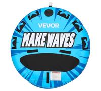 VEVOR Flotador de Arrastre Inflable para Deportes Acuáticos 159,5 cm, Flotador Remolcable para 3 Personas, Carga de 231 kg, con Almohadilla Antideslizante, Cubierta de Nailon, Asas Acolchadas, Azul