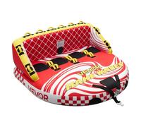 VEVOR Flotador de Arrastre Inflable para Navegación 4 Personas, Flotador Remolcable 219x206 cm Carga de 308 kg, para Deportes Acuáticos, con Cubierta de Nailon, Válvula de Seguridad, Asas Acolchadas