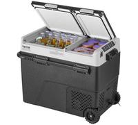 VEVOR Frigorífico Portátil de Coche 58 L Doble Zona 753 x 461 x 558 mm -20~20 ℃