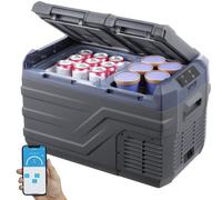 VEVOR Frigorífico Portátil Mini Nevera 25 L Doble Zona -20°C a 20°C Regulable