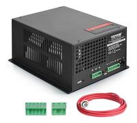 VEVOR Fuente de Alimentación Láser de CO2 para Tubo Láser de 100 W, Protección de Corriente Constante y Circuito Abierto, Disipación Rápida del Calor, Compatible con Grabadores y Cortadores Láser
