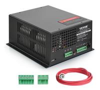 VEVOR Fuente de Alimentación Láser de CO2 para Tubo Láser de 80 W, Protección de Corriente Constante y Circuito Abierto, Disipación Rápida del Calor, Compatible con Grabadores y Cortadores Láser