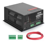 VEVOR Fuente de Alimentación Láser de CO2 para Tubo Láser de 80 W, Protección de Corriente Constante y Circuito Abierto, Disipación Rápida del Calor, Compatible con Grabadores y Cortadores Láser