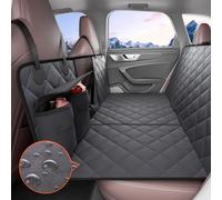 VEVOR Funda Perros Coche 137 x 61 cm Cubierta de Asiento Trasero para Mascota Impermeable 600D Protector de Asiento para Mascotas con Ventana de Malla y Bolsillo de Almacenamiento para Coches