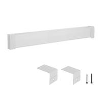 VEVOR Funda para Calefactor de Zócalo Estándar, Ventilación y Calefacción Eficientes, Resistente al Desgaste, Funda de Repuesto de Acero para Dormitorio, Gama Premium, Blanco, 1527 x 81 x 193 mm