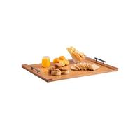 VEVOR Funda para Estufa de Fideos, para Quemadores de Gas y Cocinas Eléctricas, Tabla de Cortar de Madera de Pino con Asas, para RV, Fregadero de Cocina y Bandeja, Color Natural, 76,2 x 55,88 cm
