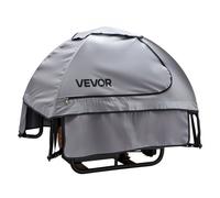 VEVOR Funda para Generador Impermeable, Ajuste Universal, para la Mayoría de Generadores con Perímetro de 180 a 274 cm, Portátil, con Tela Oxford Gruesa y Resistente, Gris, 915 x 660 x 660 mm