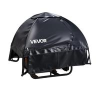 VEVOR Funda para Generador Impermeable, Ajuste Universal, para la Mayoría de Generadores con Perímetro de 180 a 274 cm, Portátil, con Tela Oxford Gruesa y Resistente, Negro, 915 x 660 x 660 mm