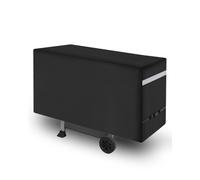 VEVOR Funda para Parrillas al Aire Libre, Impermeable y Resistente a la Intemperie, Poliéster 600D Duradero, 280 g/m², Fácil de Poner y Quitar, con Hebillas Seguras, Negro, 1690 x 570 x 660 mm