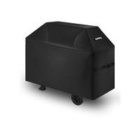 VEVOR Funda para Parrillas de Exterior, Impermeable y Resistente a la Intemperie, Poliéster 600D Duradero, 280 g/m², Fácil de Poner y Quitar, con Protección Solar, 1320 x 655 x 1090 mm, Negro