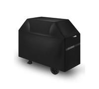 VEVOR Funda para Parrillas de Exterior, Impermeable y Resistente a la Intemperie, Poliéster 600D Duradero, 280 g/m², Fácil de Poner y Quitar, con Protección Solar, 1229 x 696 x 1077 mm, Negro